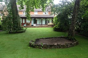 New lawn and garden landscaping